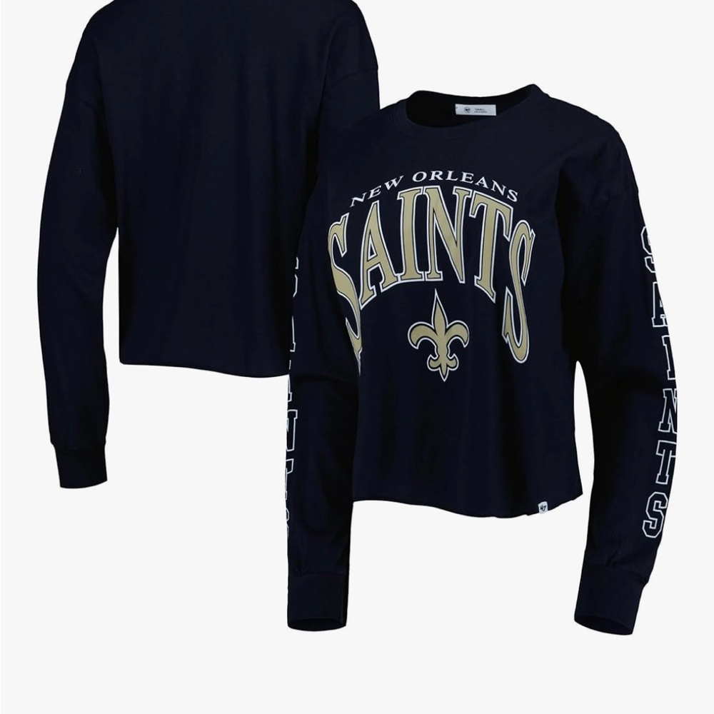 New Orleans Saints woman’s Long Sleeve Shirt - Black